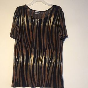 Scene 1 Animal print Top